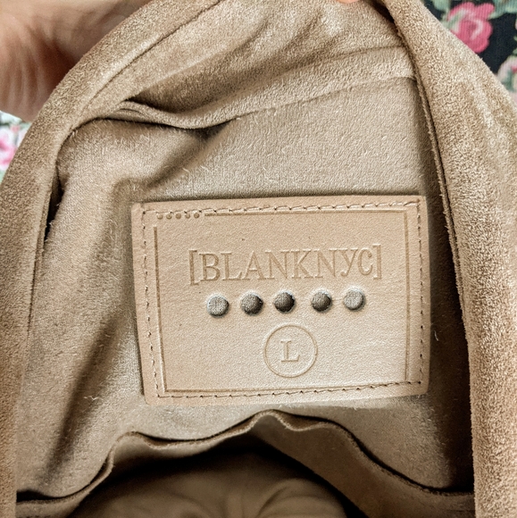 ✨SOLD✨BLANKNYC Faux Suede Moto Jacket Brick - Picture 8 of 12